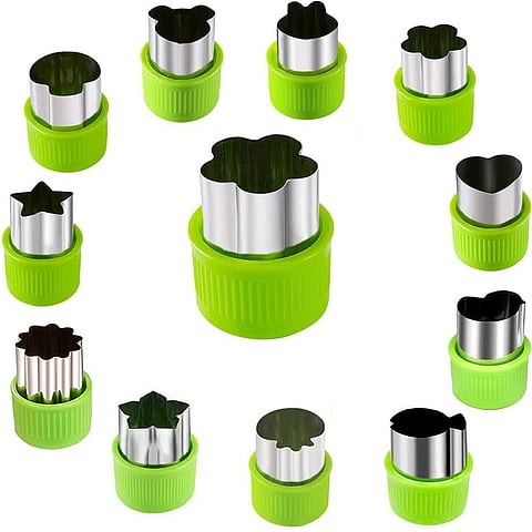 Supvox® 12Pcs Cookie Cutter Shapes Set